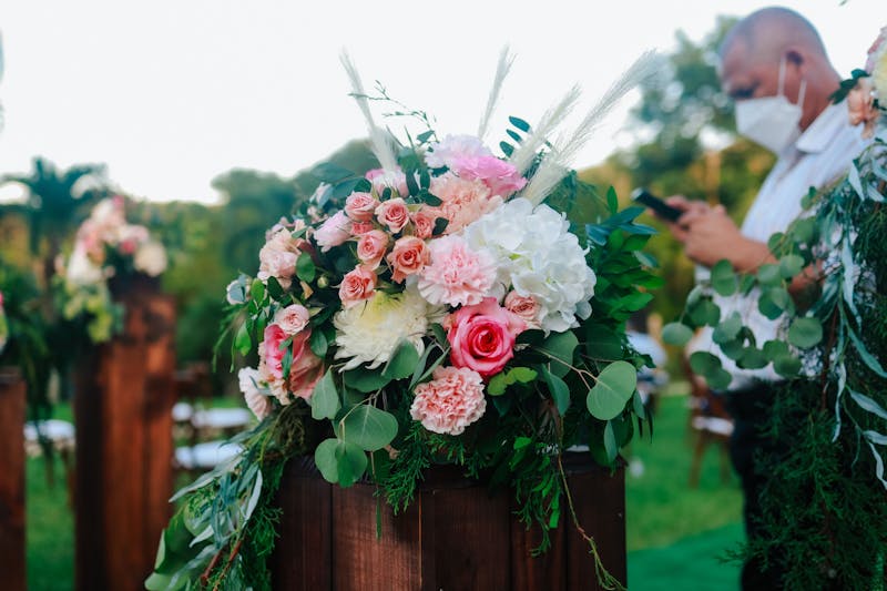 Compositions florales pour mariage